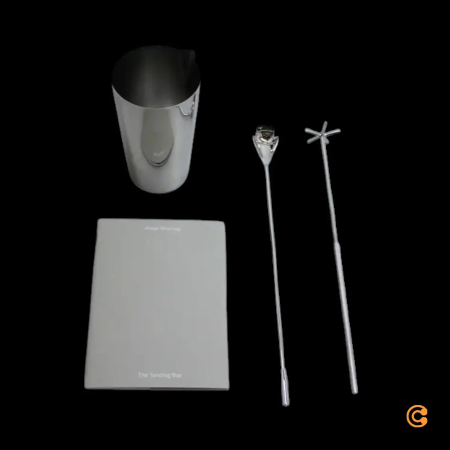 B-Ware Alessi Barset Mixer Set Mixbecher Cocktailset Edelstahl Rührlöffel Siehe Text - 8003299467129