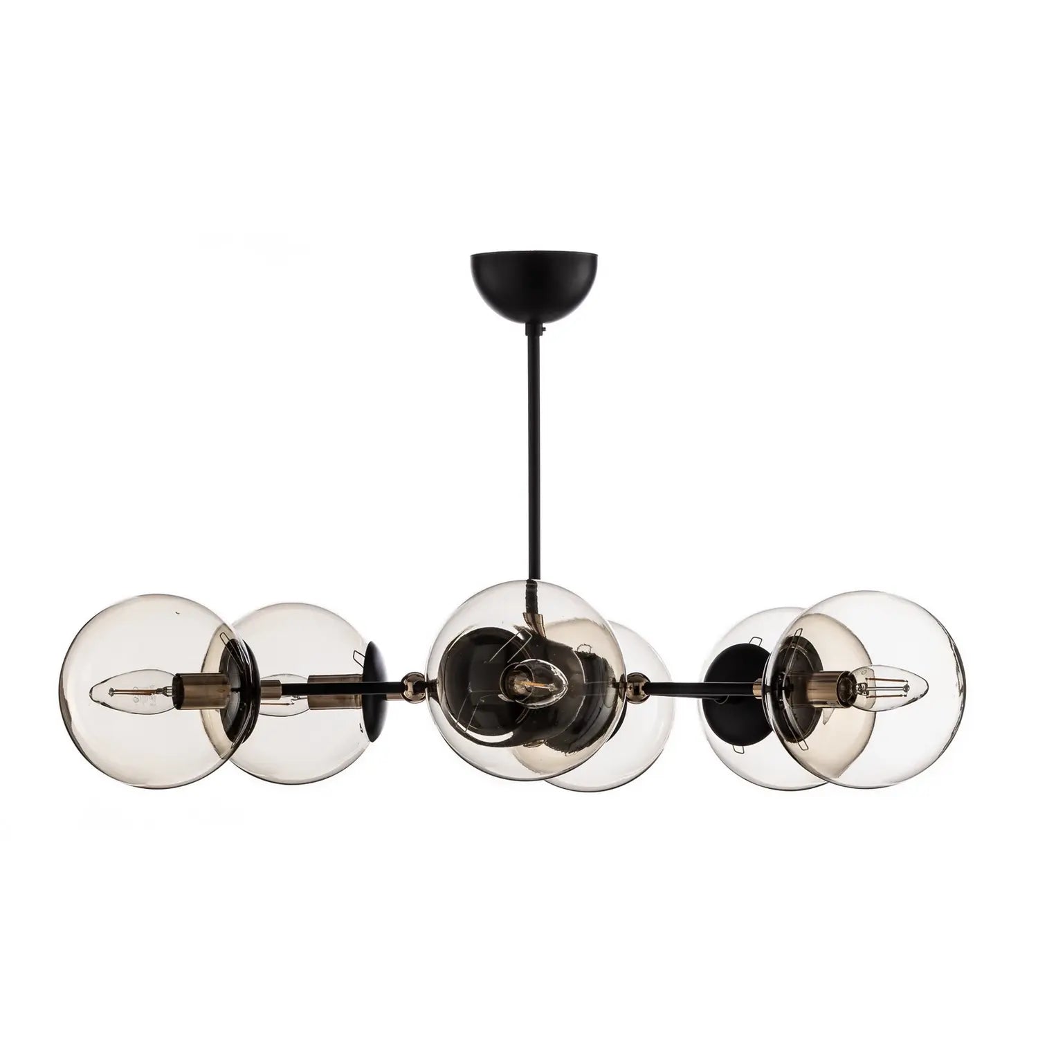 B-Ware Alfa Deckenleuchte Lampe Itoris Deckenlampe 6 Flg Hängeleuchte Schwarz/Gold E14 - 5900458503298