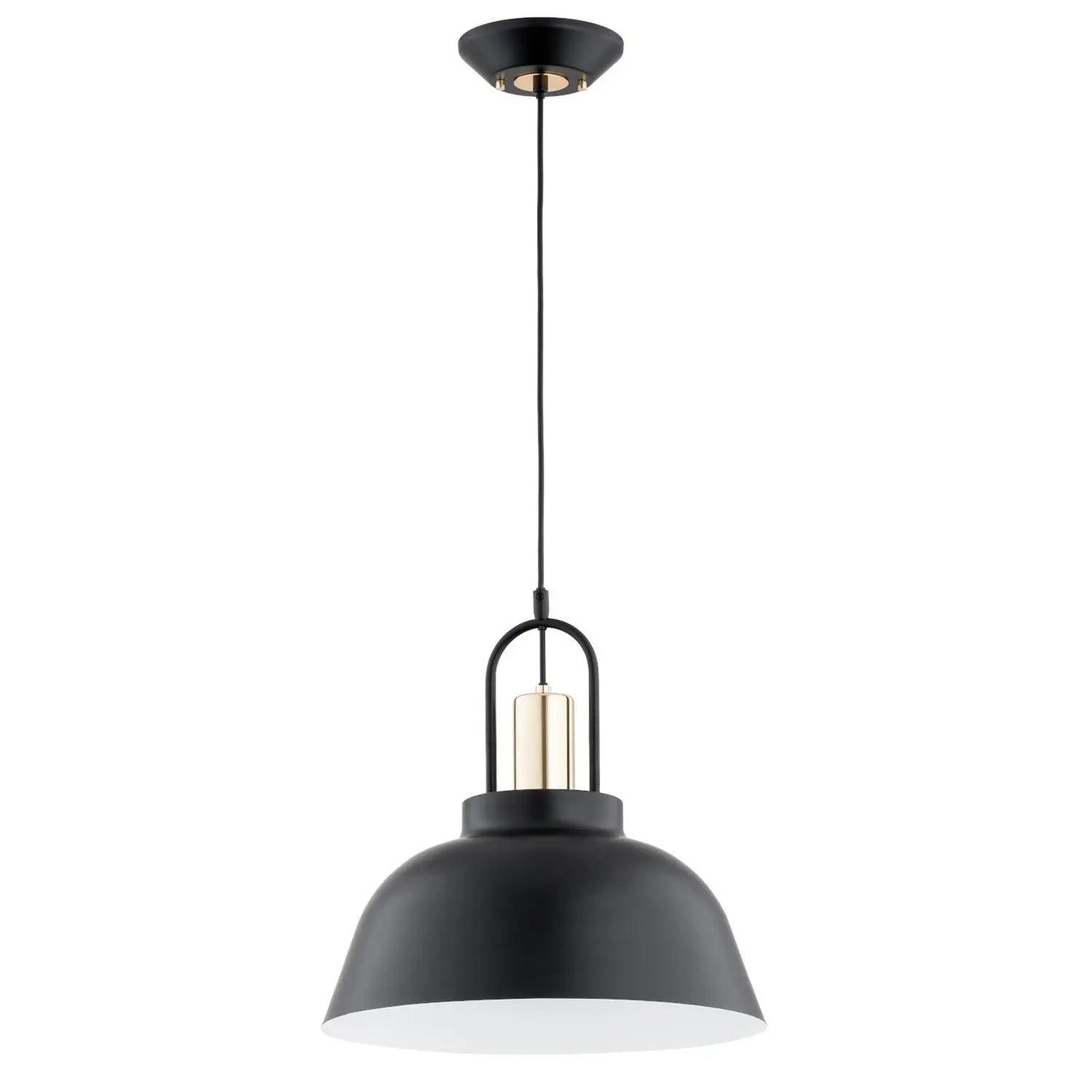 B-Ware Alfa Hängeleuchte Mirave Pendelleuchte Deckenlampe Metall ø39,5 Cm Schwarz Gold - 5900458503366