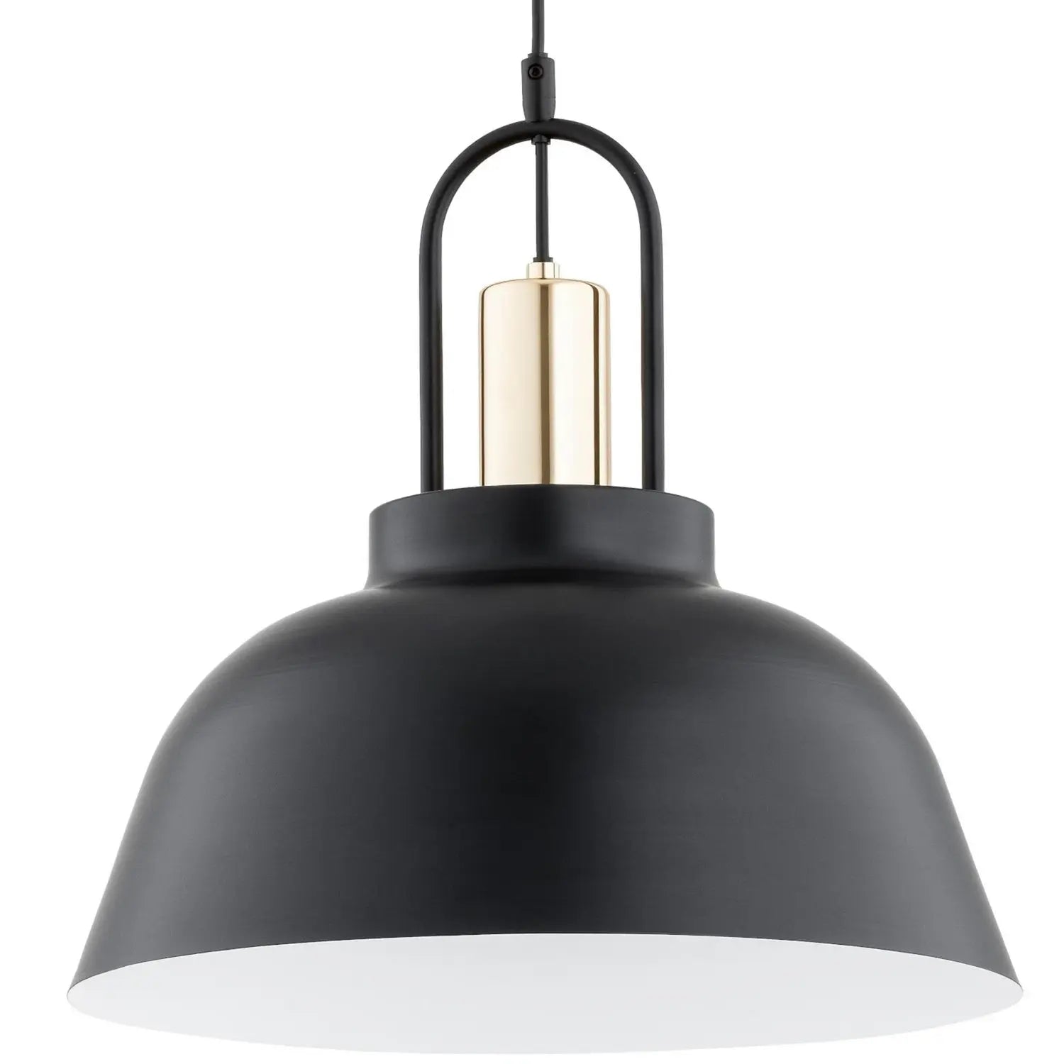 B-Ware Alfa Hängeleuchte Mirave Pendelleuchte Deckenlampe Metall ø39,5 Cm Schwarz Gold - 5900458503366