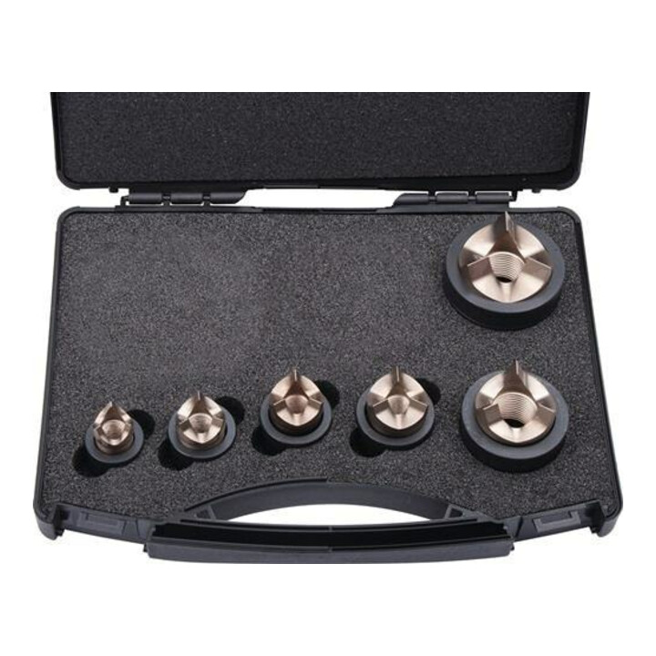 B-Ware Alfra Blechlochersatz 6 Tlg Set Lochwerkzeug Pg16 Tri Cut+ D22,5mm M16 M40