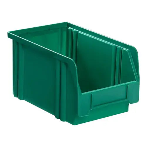 B-Ware Alfred Häner Sichtlagerkasten Aufbewahrungsbox Lk L230x B140x H130mm Grün 25 Stück - 4031022005021