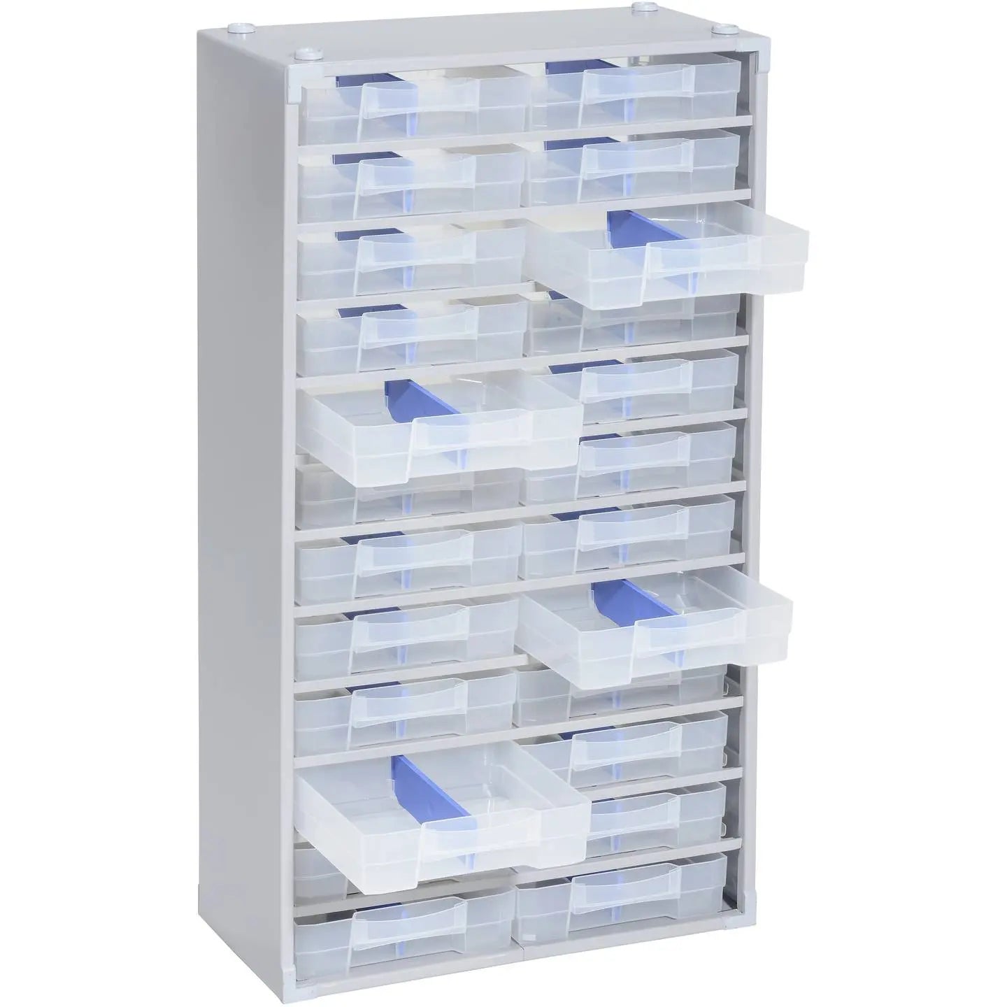 B-Ware Allit Kleinteilemagazin Aufbewahrungsbox Organizer Vp Pro M 57 48 Silber 24 Boxen - 4005187648102