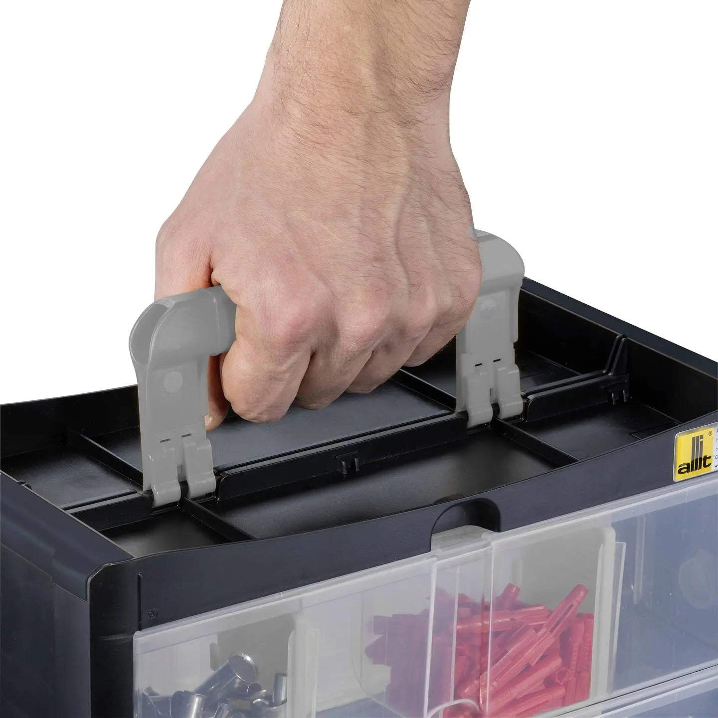 B-Ware Allit Kleinteilmagazin Aufbewahrungsbox Vario Plus Draw Box C 40 Polystyrol - 4005187662603