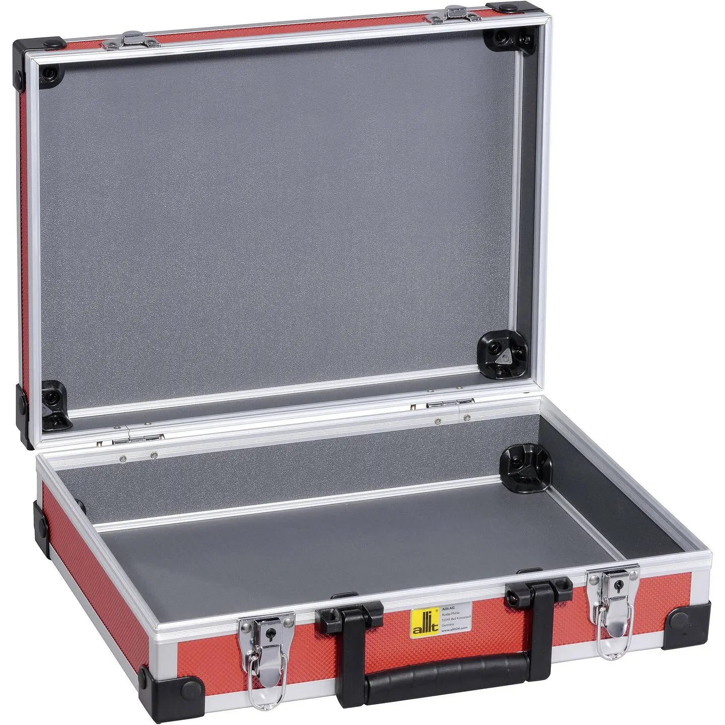 B-Ware Allit Werkzeugkoffer Koffer Basic L35 Aluminium Universal Utensilien Rot 3 Stück - 4005187241105