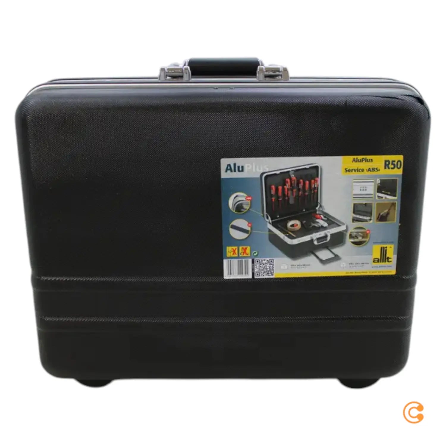 B-Ware Allit Werkzeugkoffer Koffer Universal Abs Schwarz Werkzeugbox Siehe Text/Foto - 4005187222302