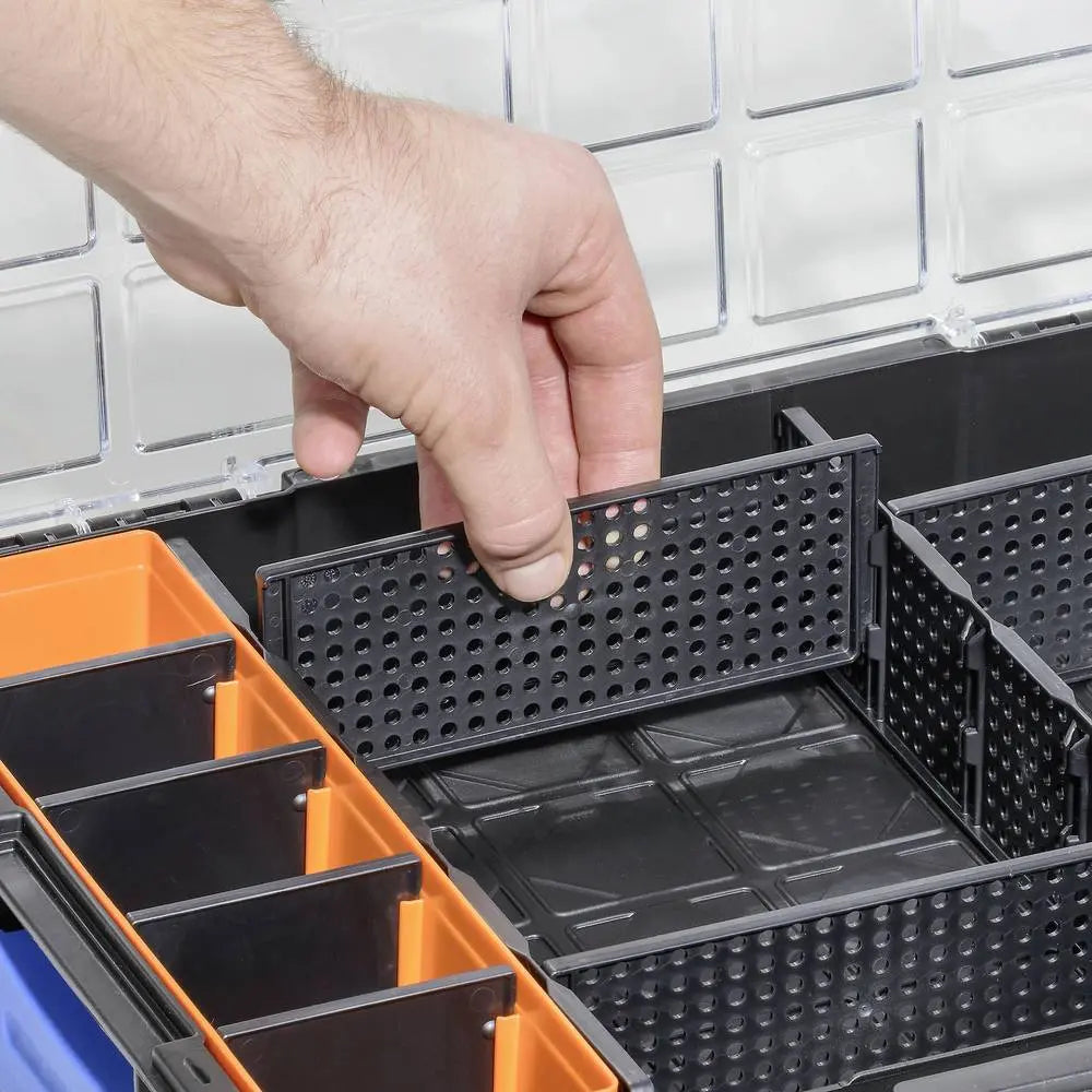 B-Ware Allit Sortimentskoffer Kleinteilekoffer Euro Plus Pro Kunststoff 12 Fächer - 4005187542707