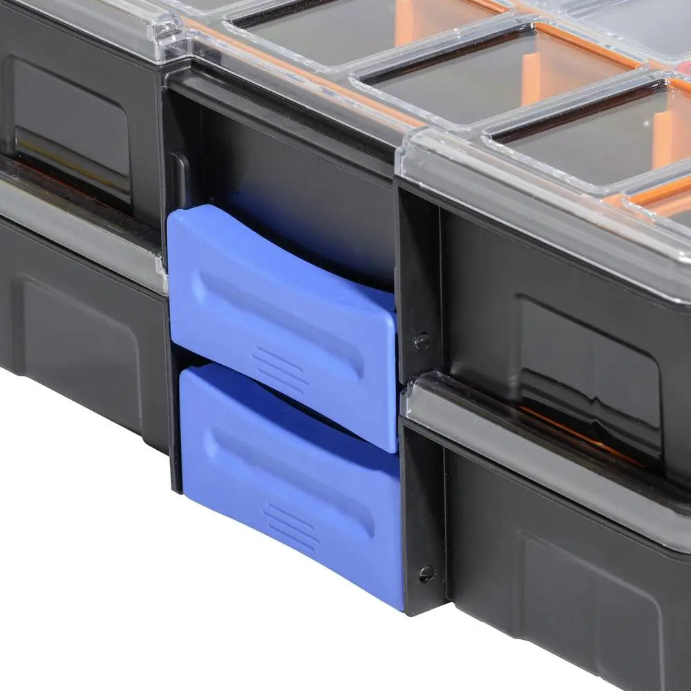 B-Ware Allit Sortimentskoffer Kleinteilekoffer Euro Plus Pro Kunststoff 12 Fächer - 4005187542707
