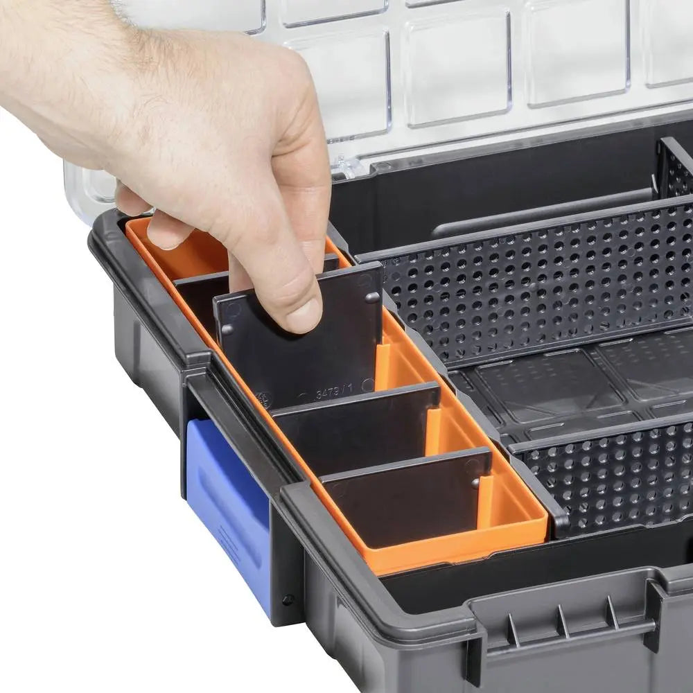 B-Ware Allit Sortimentskoffer Kleinteilekoffer Euro Plus Pro Kunststoff 12 Fächer - 4005187542707