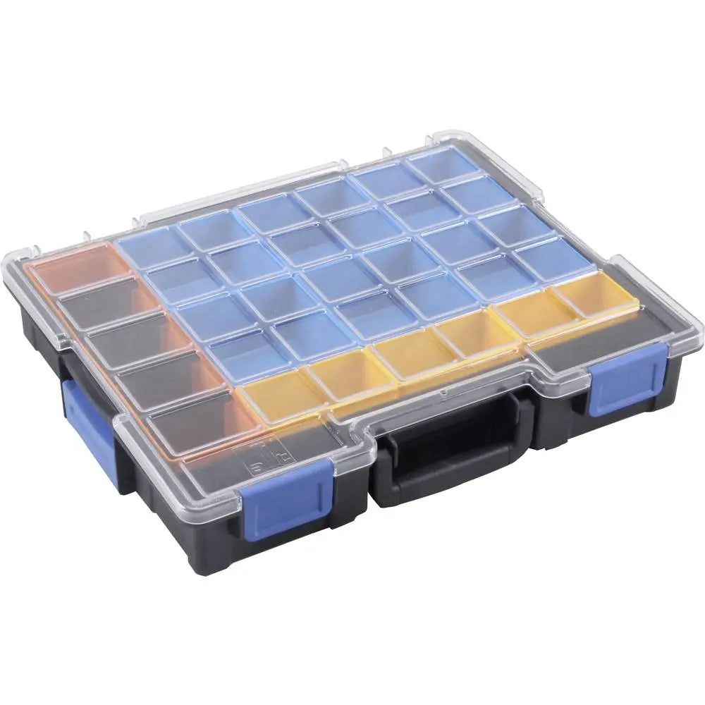 B-Ware Alli Kleinteilekoff Sortimentskoffer Euro Plus Pro K44/15 Koffer 15 Fächer