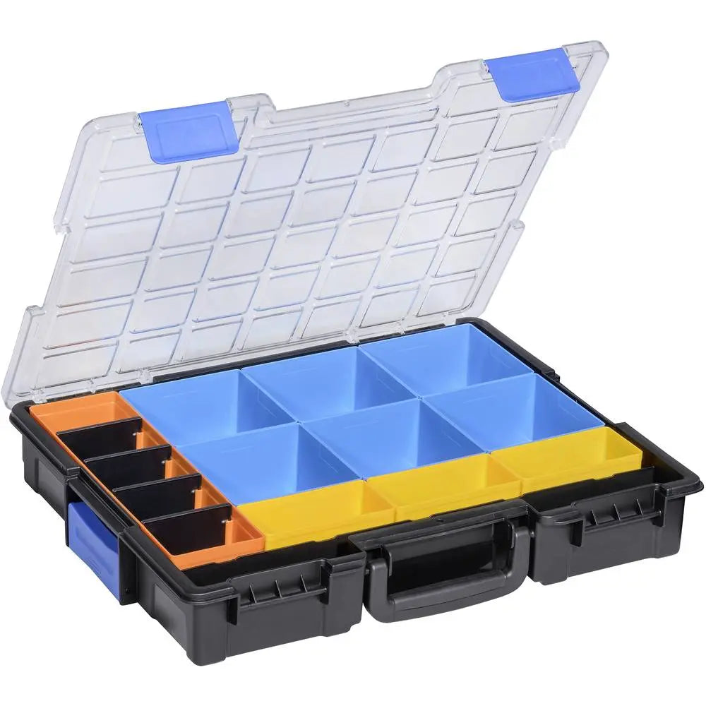 B-Ware Alli Kleinteilekoff Sortimentskoffer Euro Plus Pro K44/15 Koffer 15 Fächer