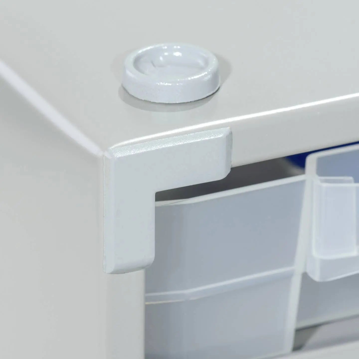 B-Ware Allit Kleinteilemagazin Magazin Aufbewahrung Silber 60 Schubkästen Stahlblech - 4005187648300