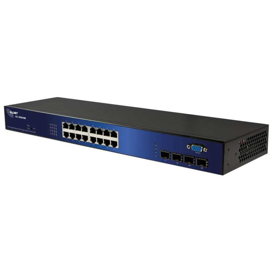 Allnet Netzwerk Switch Switch 19 Zoll 16 4 Port 1000 M Bit/S All Sg8420 M B-Ware - 4038816127211