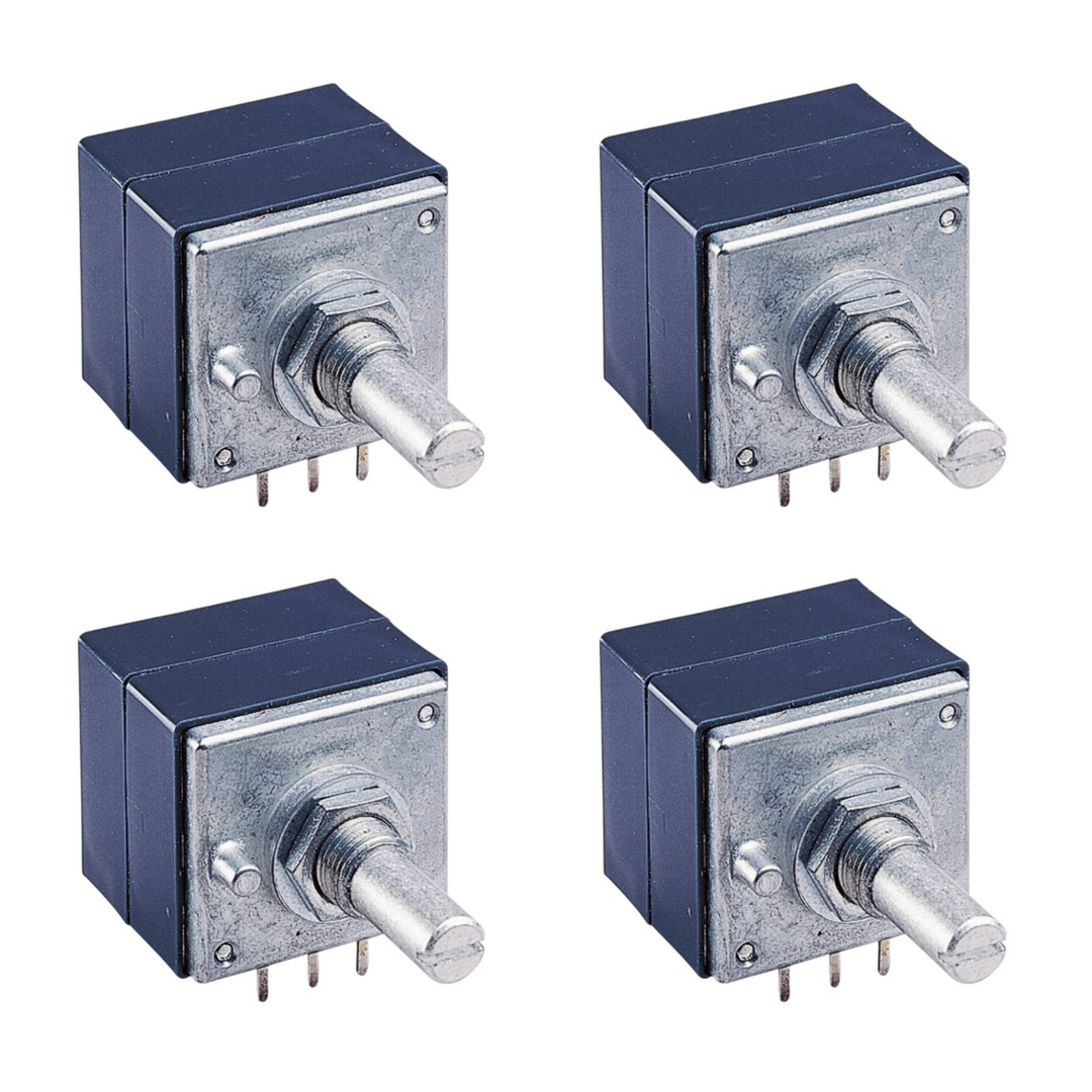 Alps Drehpotentiometer Poti Rk27112 10 K Hauptbauteil Staubdicht Stereo 4 Stück B-Ware - 9900000738273