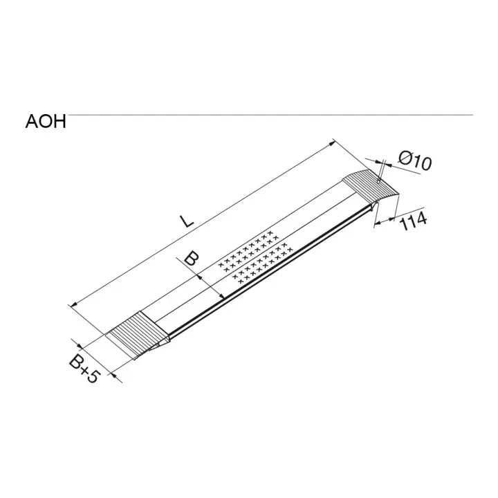 B-Ware Altec Auffahrrampe Rampe Aoh 300 1,96 M Aluminium Verladerampe - 4045012192387