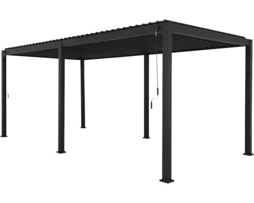 Mirador Pergola 3x6 Lamellendach Terrassenüberdachung 11x11cm Pfosten Outdoor - 4306516446476