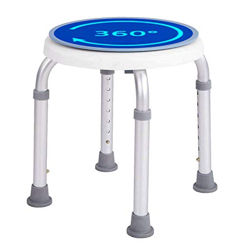 B-Ware Aluminium 360° Rundhocker Izzy Hocker Sitzmöbel Drehhocker Höhenverstellbar