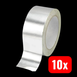 B-Ware Tru Components Klebeband Aluminium Silber Aft5050 Dachrinnen 50mm X 50m 10 Stück