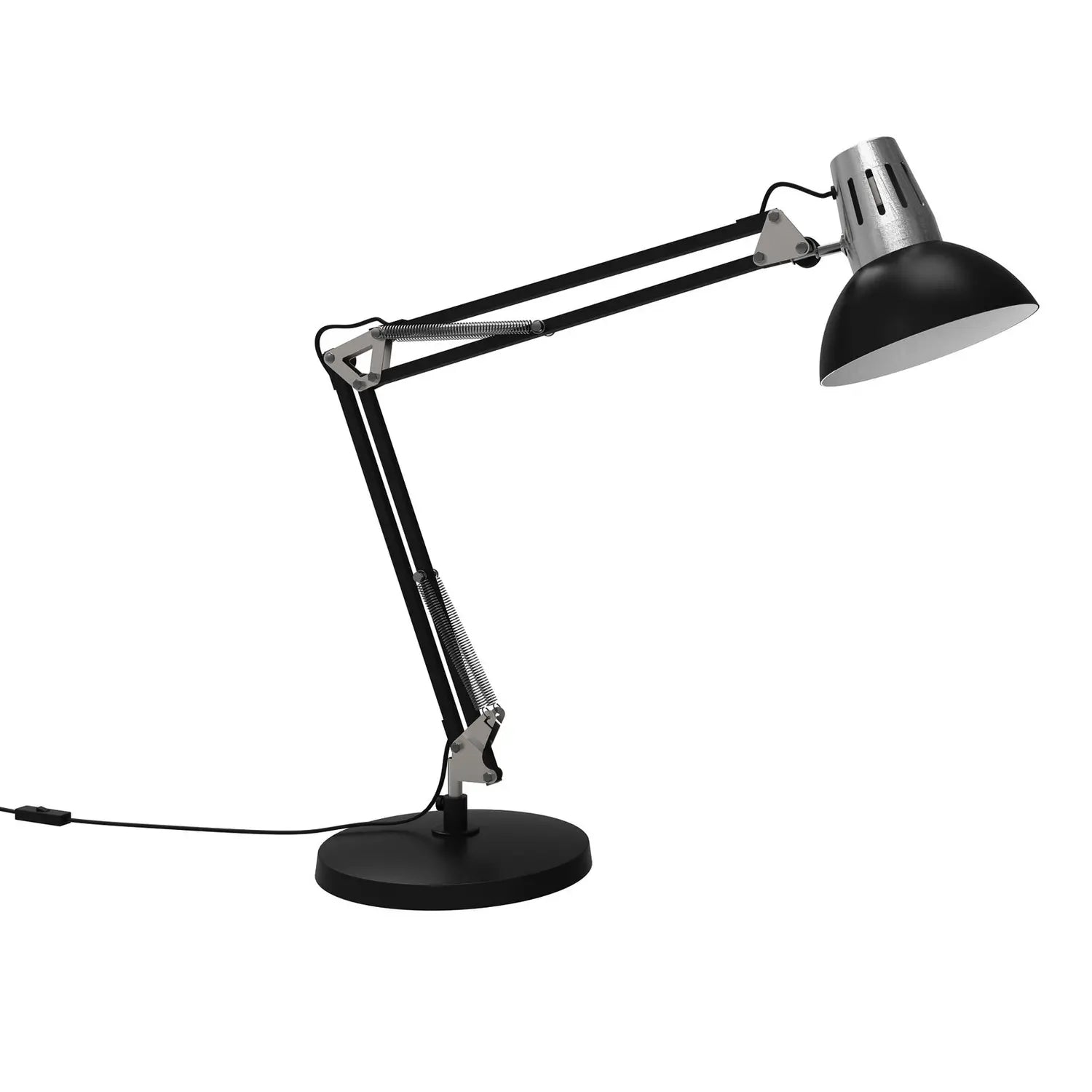 B-Ware Aluminor Calypsa Schreibtischlampe Tischleuchte Deko Bürotischlampe E27 Schwarz - 3131130365121