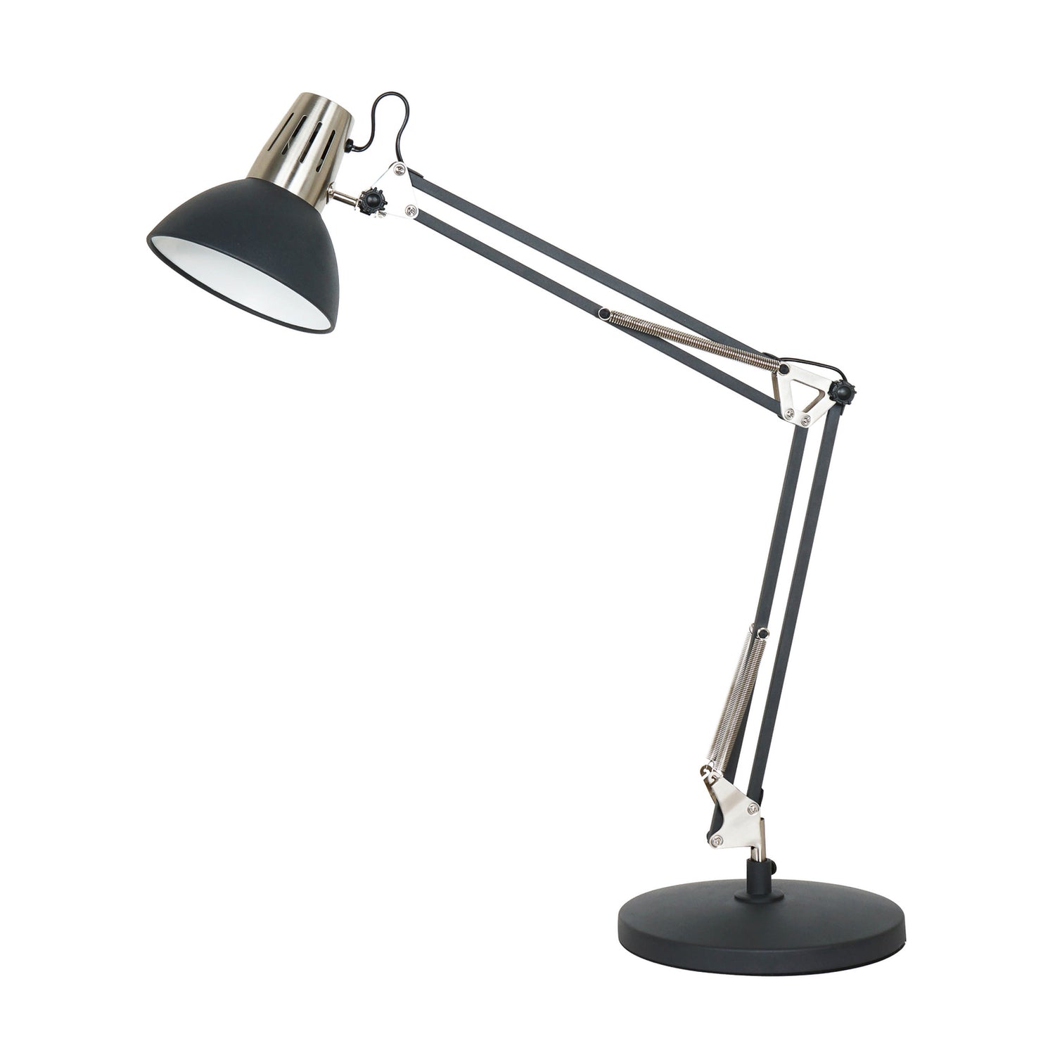 B-Ware Aluminor Calypsa Schreibtischlampe Tischleuchte Deko Bürotischlampe E27 Schwarz - 3131130365121