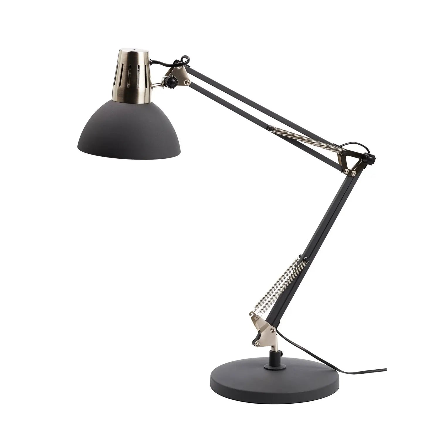 B-Ware Aluminor Calypsa Schreibtischlampe Tischleuchte Deko Bürotischlampe E27 Schwarz - 3131130365121
