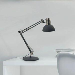 B-Ware Aluminor Calypsa Schreibtischlampe Tischleuchte Deko Bürotischlampe E27 Schwarz