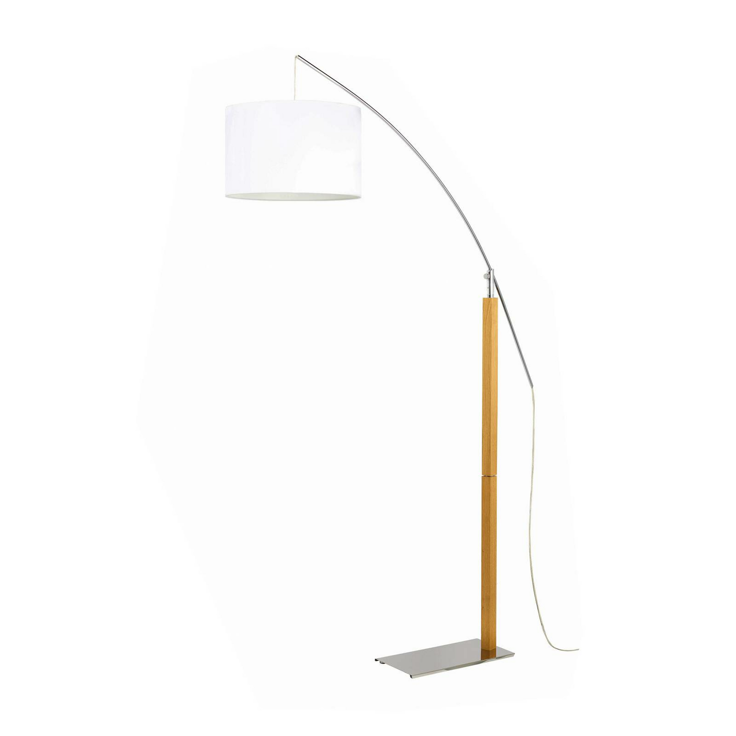 Aluminor Rainbow Stehlampe Lampe Leuchte Stehleuchte Stand Eiche Hell Chrom B-Ware - 3131130360027