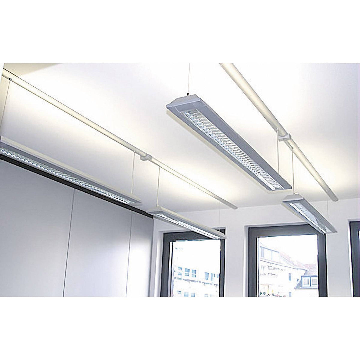 Alunovo Kabelkanal Kabelschacht Aluminium Silber matt eloxiert EasyClip 700x80mm - 4260098651584