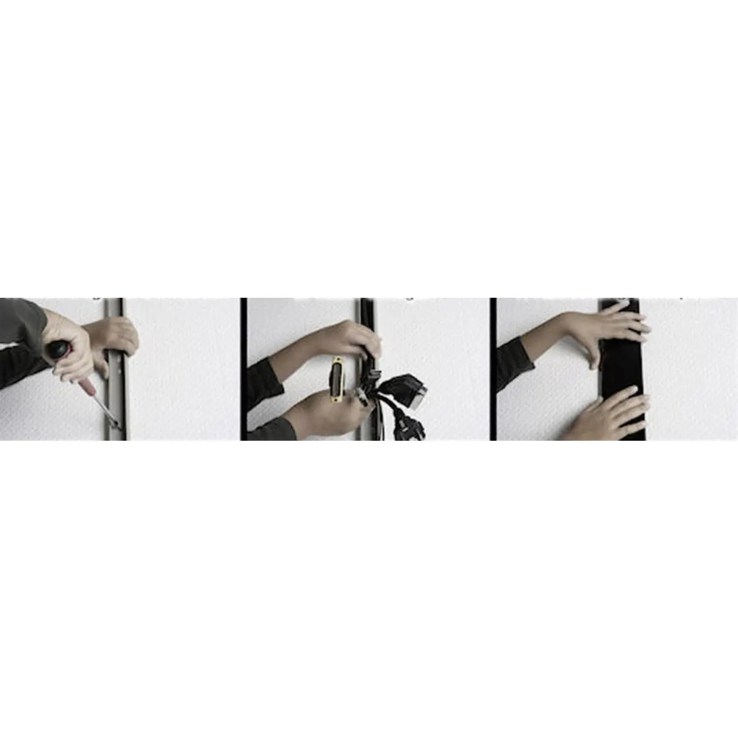 B-Ware Alunovo Kabelkanal Kabelschacht Aluminium Silber Matt Eloxiert Easy Clip 700x80mm - 4260098651584