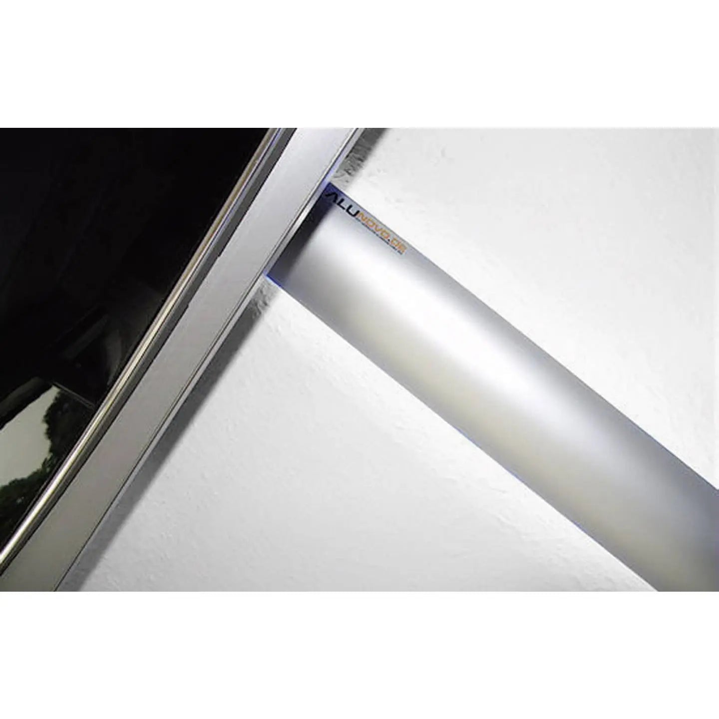 B-Ware Alunovo Kabelkanal Kabelschacht Aluminium Silber Matt Eloxiert Easy Clip 700x80mm - 4260098651584