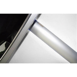 B-Ware Alunovo Kabelkanal Kabelschacht Aluminium Silber Matt Eloxiert Easy Clip 700x80mm