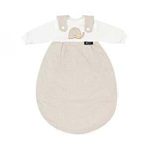 B-Ware Alvi Schlafsack Set Strampelsack Baby Mäxchen Soft Elefant Beige Größe 56 62