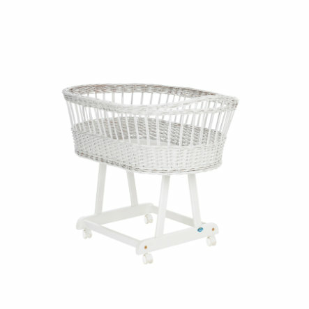 B-Ware Alvi Komplettstubenwagen Birthe Stubenwagen Kinderbett Weiß 944 8 Raute Taupe913 - 4010395755221