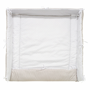 B-Ware Alvi Laufgittereinlage Raute Matratze Laufgittermatratze Einlage Taupe 70 X100cm
