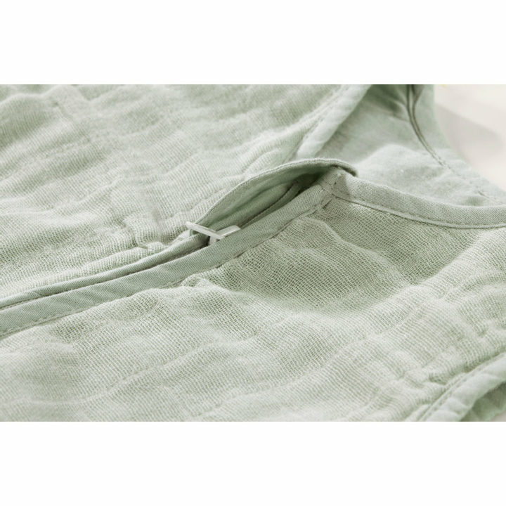 Alvi Mullschlafsack Schlafsack Babyschlafsack Sommerschlafsack Gr: 100 Uni Grün B-Ware - 4010395791045