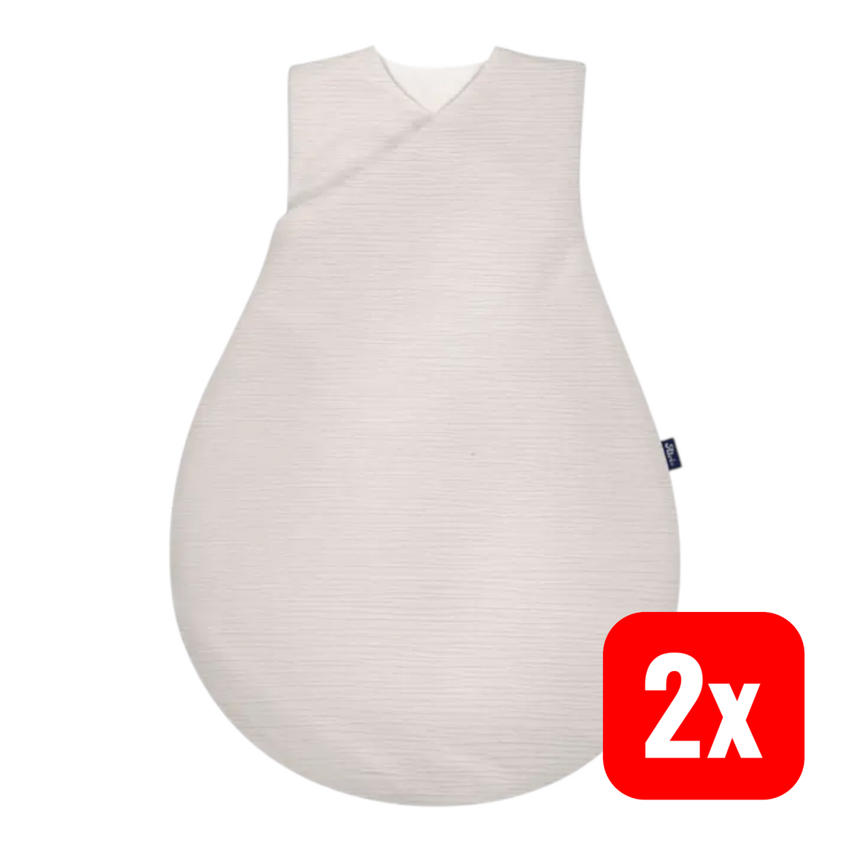 Alvi Schlafsack Baby Schlafhilfe Mäxchen Musselin Oat 70cm Ganzjahr 2 STÜCK - 4010395822671