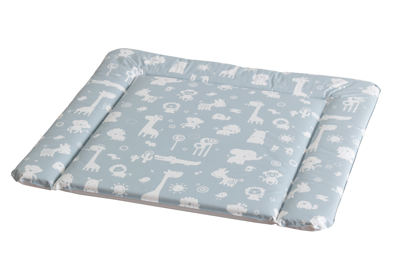 Alvi Wickelauflage Basic Comfort Zootiere Wickelunterlage Auflage 70x85 Cm Blau B-Ware - 4010395793285
