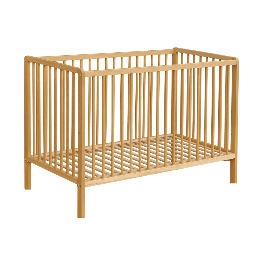 B-Ware Amal Ii Kinderbett Julia Natur 70 X 140 Cm Gitterbett Gitter Bett Holzbett Kind