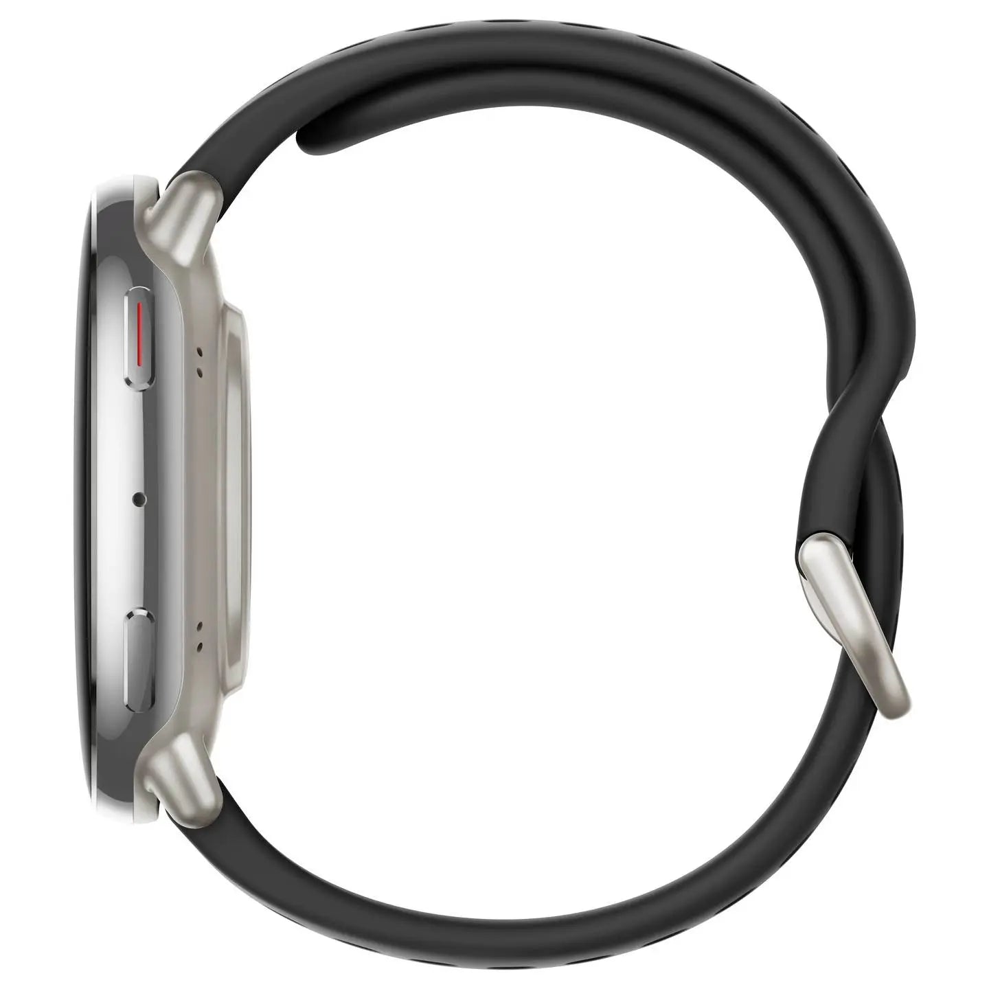 B-Ware Amazfit Smartwatch Uhr Active 2 Rund Schwarz Lederarmband Sportuhr Onesize - 6970100377552