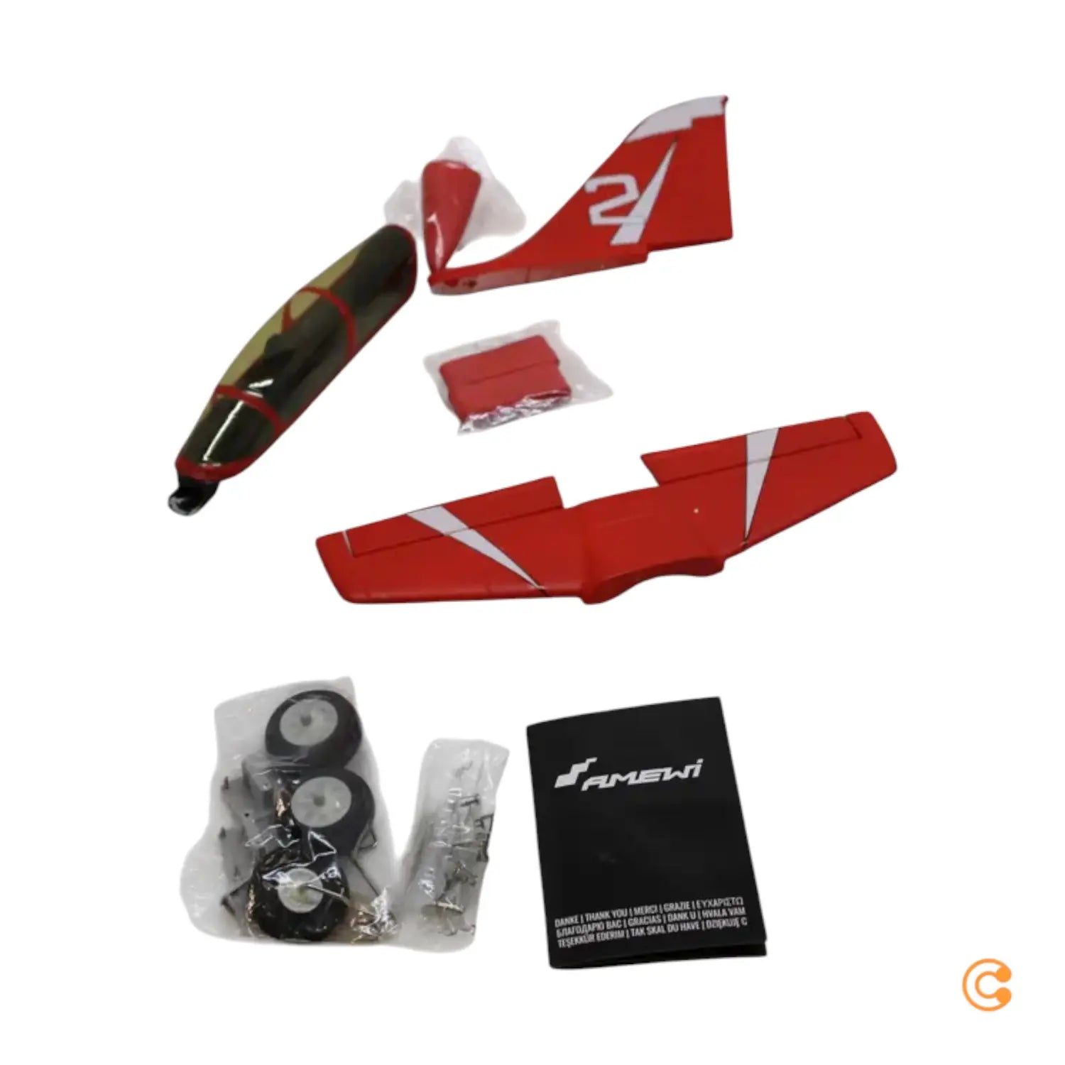 C-Ware Amewi Amx Flight L 39 Albatros Rot Rc Jetmodell Pnp 550 Mm Siehe Text/Foto - 4260677959919