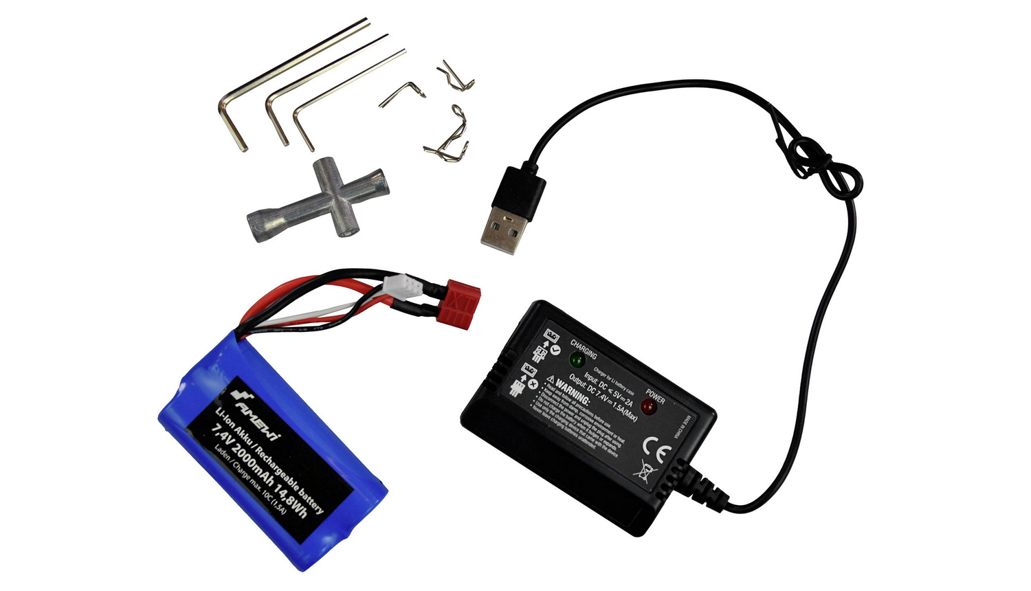 B-Ware Amewi Daphoenodon Blau Brushed 1:12 Rc Modellauto Elektro Monstertruck Buggy - 4260768515758