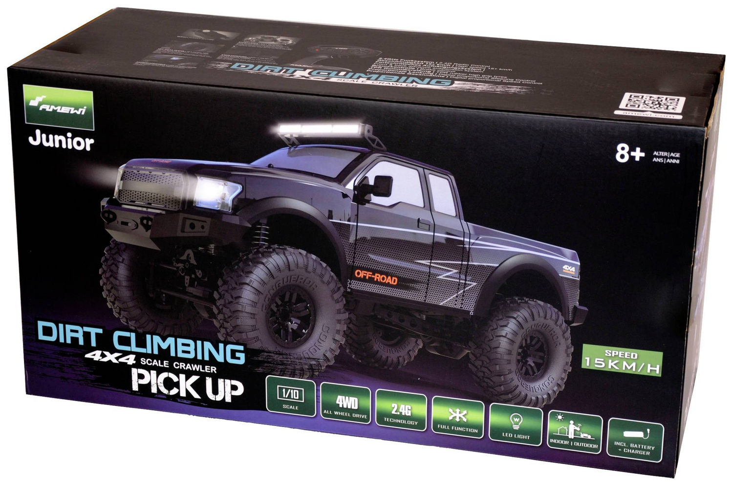 C-Ware Amewi Dirt Climbing Pick Up Brushed 1:10 Rc Modellauto Elektro Siehe Text/Foto - 4260768515253