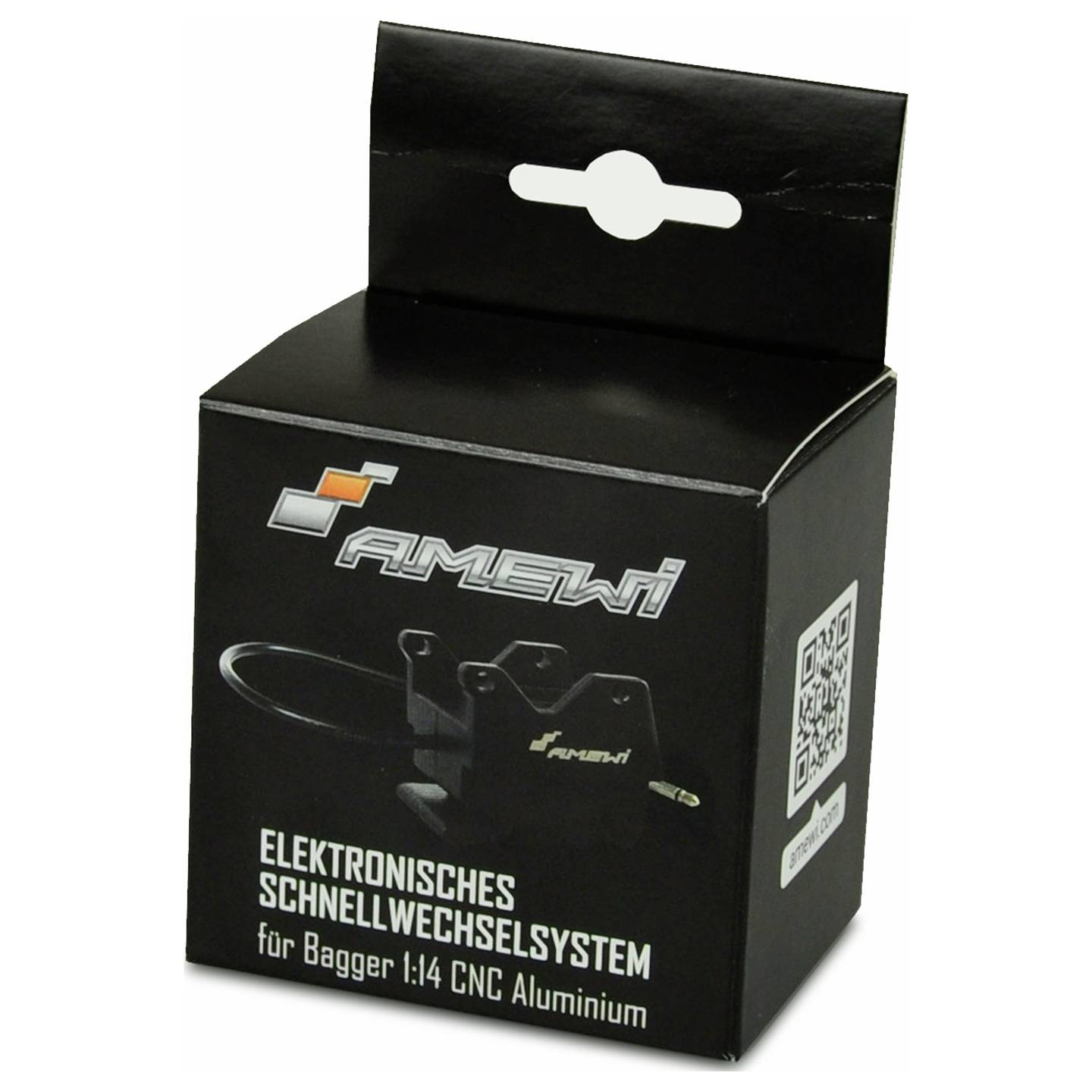 B-Ware Ame Elektronisches Schnellwechselsystem Schnellwechsler Bagger 114 Rot Aluminium - 4260677954792