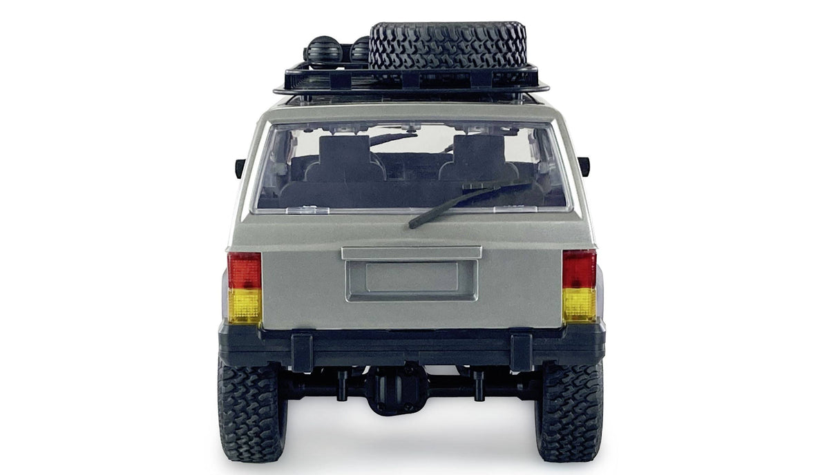 Amewi JC-X12 Scale Silber Brushed 1:12 RC Modellauto Elektro Geländewagen Allrad - 4260768519176