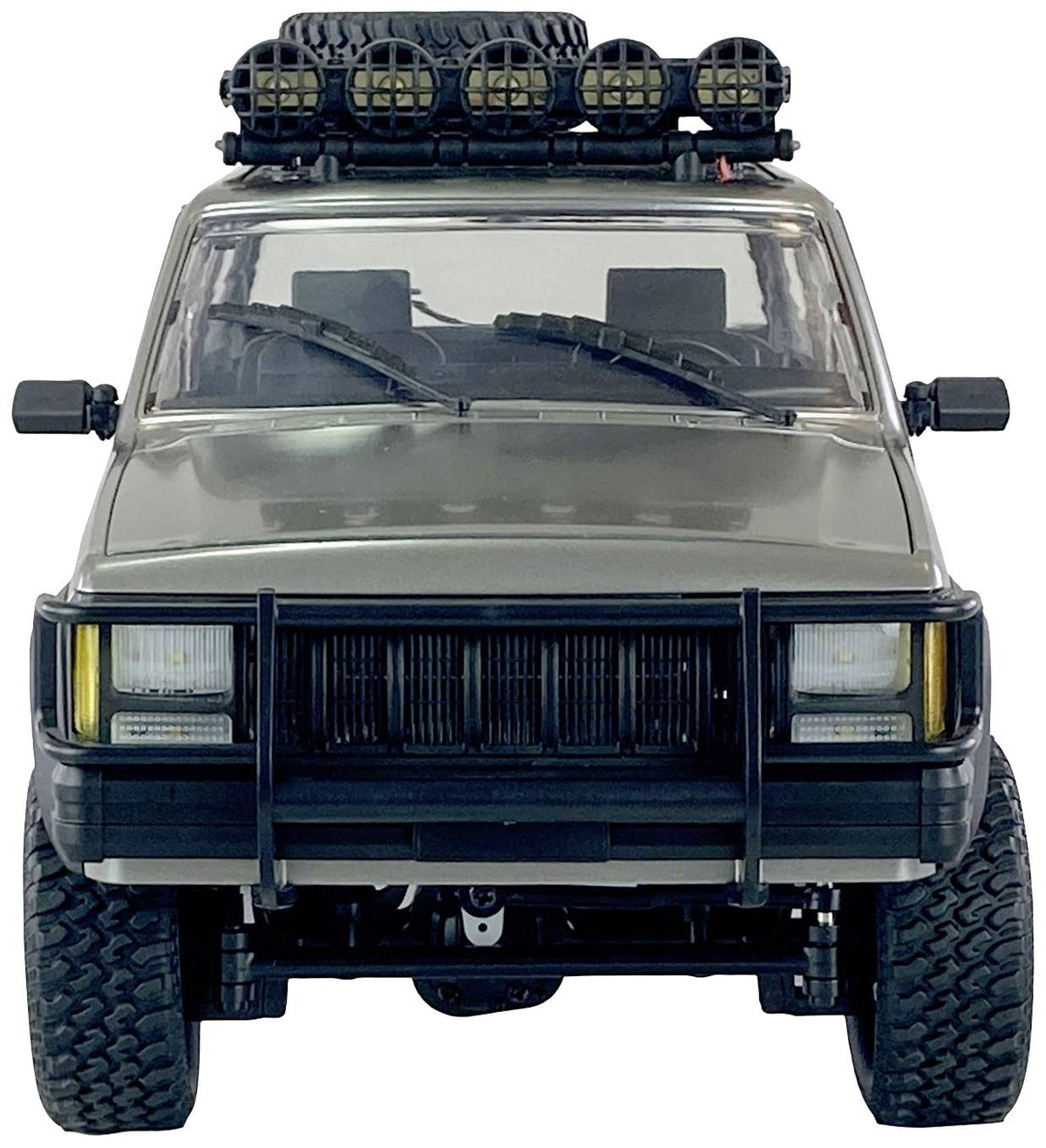 Amewi JC-X12 Scale Silber Brushed 1:12 RC Modellauto Elektro Geländewagen Allrad - 4260768519176