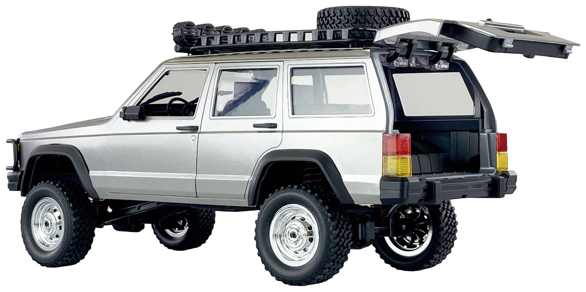 Amewi JC-X12 Scale Silber Brushed 1:12 RC Modellauto Elektro Geländewagen Allrad - 4260768519176