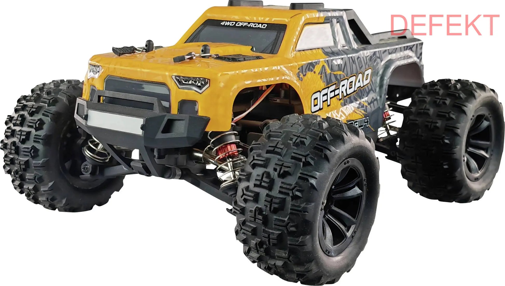 D-Ware Amewi Mew4 Orange Brushless 1:16 Rc Modellauto Elektro Monstertruck Defektware - 4262408971344