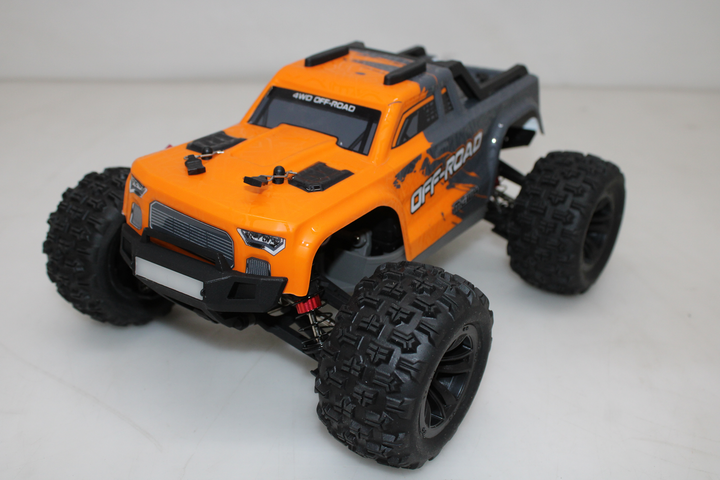 Amewi Mew4 Orange Brushless 1:16 Rc Modellauto Elektro Monstertruck Defektware D-Ware