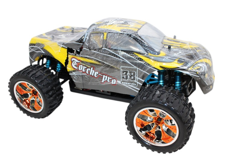Amewi Torche Pro Monstertruck Rc Auto 4 Wd Brushless 70 Km/H Li Po Siehe Text/Foto C-Ware - 4260189060325