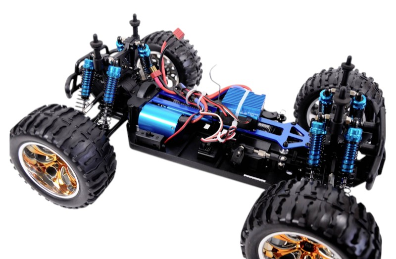 Amewi Torche Pro Monstertruck Rc Auto 4 Wd Brushless 70 Km/H Li Po Siehe Text/Foto C-Ware - 4260189060325